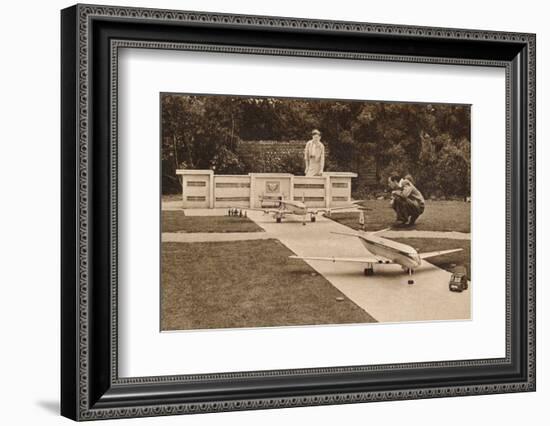 The Airport, the Model Village, West Cliff, Ramsgate, Kent, c1950s-Unknown-Framed Photographic Print