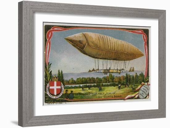 The Airship 'Italia'-null-Framed Giclee Print