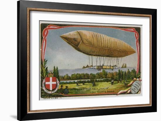 The Airship 'Italia'-null-Framed Giclee Print