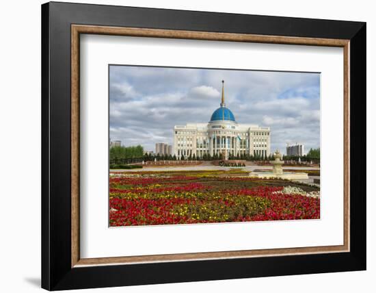 The Ak Orda Presidential Palace, Astana, Kazakhstan-Keren Su-Framed Photographic Print