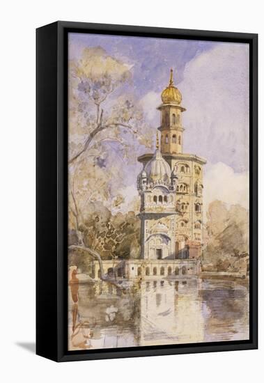 The Akalis Tower at Amritsar, India-William Carpenter-Framed Premier Image Canvas