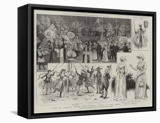 The Al Fresco Fayre and Floral Fete at the Royal Albert Hall-Arthur Hopkins-Framed Premier Image Canvas