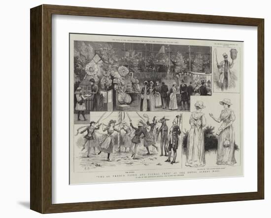 The Al Fresco Fayre and Floral Fete at the Royal Albert Hall-Arthur Hopkins-Framed Giclee Print