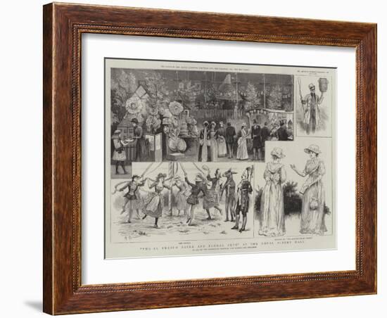 The Al Fresco Fayre and Floral Fete at the Royal Albert Hall-Arthur Hopkins-Framed Giclee Print