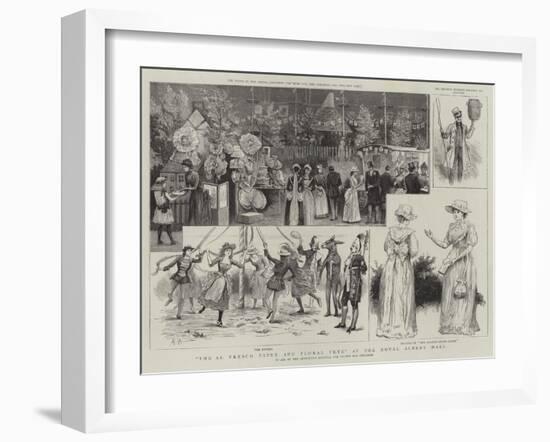 The Al Fresco Fayre and Floral Fete at the Royal Albert Hall-Arthur Hopkins-Framed Giclee Print