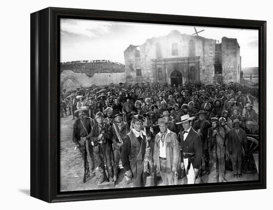 The Alamo, John Wayne, Richard Widmark, Laurence Harvey, 1960-null-Framed Stretched Canvas