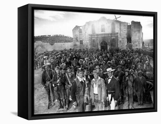 The Alamo, John Wayne, Richard Widmark, Laurence Harvey, 1960-null-Framed Stretched Canvas