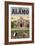 The Alamo Morning Scene - San Antonio, Texas-Lantern Press-Framed Art Print