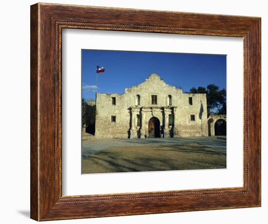 The Alamo, San Antonio, Texas, USA-Walter Rawlings-Framed Photographic Print