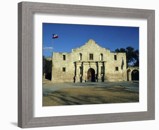 The Alamo, San Antonio, Texas, USA-Walter Rawlings-Framed Photographic Print