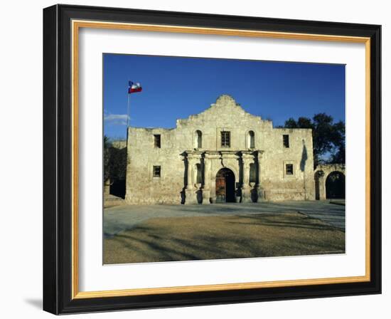 The Alamo, San Antonio, Texas, USA-Walter Rawlings-Framed Photographic Print