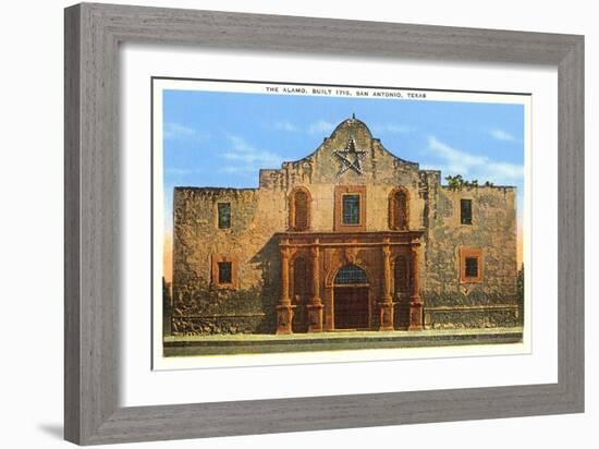The Alamo, San Antonio, Texas-null-Framed Art Print