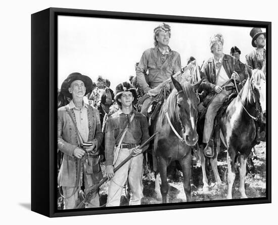 The Alamo-null-Framed Stretched Canvas