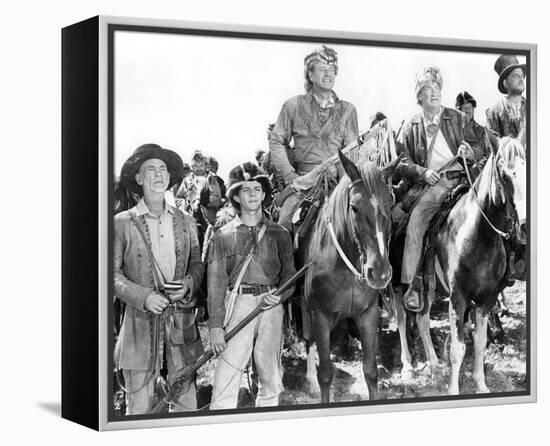 The Alamo-null-Framed Stretched Canvas