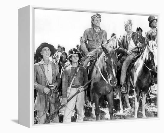 The Alamo-null-Framed Stretched Canvas