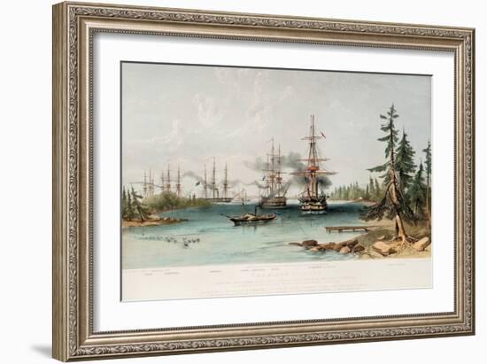 The Aland Islands on July 22, 1854, 1855-Oswald Walters Brierly-Framed Giclee Print