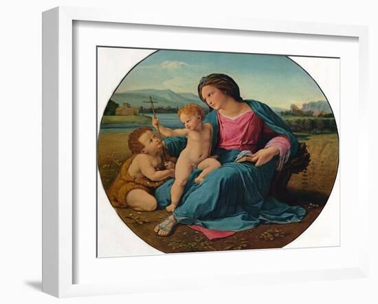 'The Alba Madonna', 1510-Raphael-Framed Giclee Print