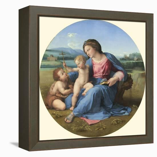 The Alba Madonna, C. 1510-Raphael-Framed Premier Image Canvas