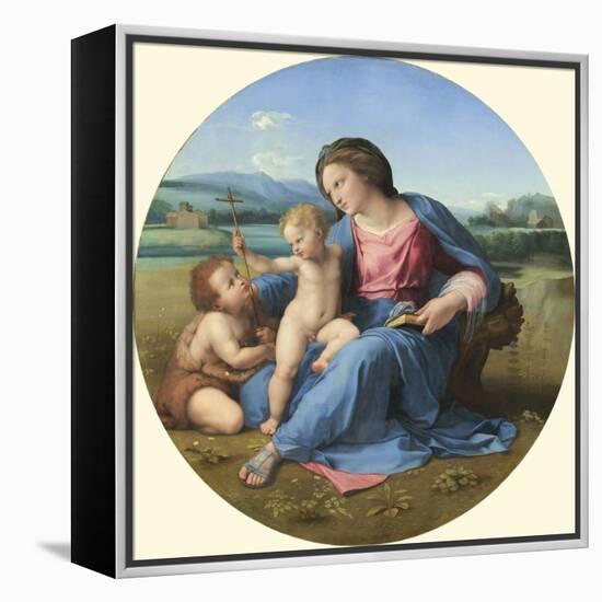 The Alba Madonna, C. 1510-Raphael-Framed Premier Image Canvas