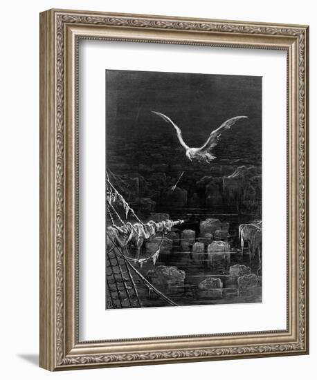 The Albatross Is Shot by the Mariner-Gustave Doré-Framed Giclee Print