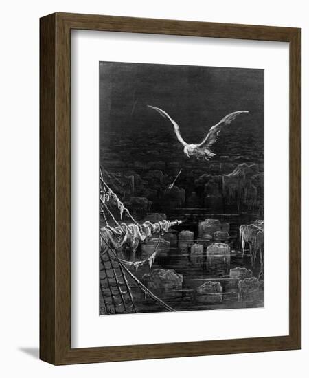 The Albatross Is Shot by the Mariner-Gustave Doré-Framed Giclee Print