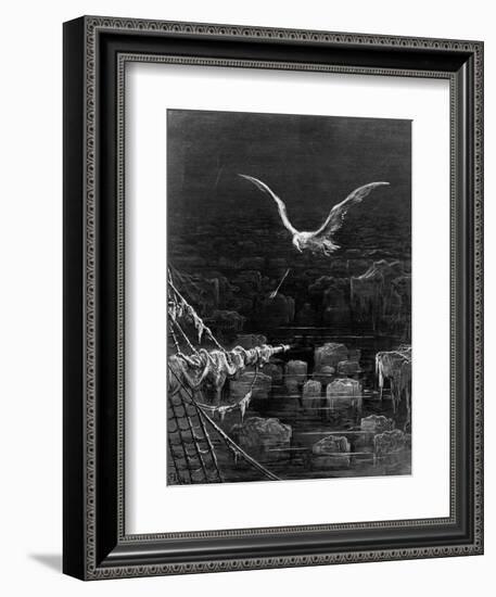 The Albatross Is Shot by the Mariner-Gustave Doré-Framed Giclee Print