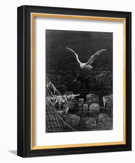 The Albatross Is Shot by the Mariner-Gustave Doré-Framed Giclee Print