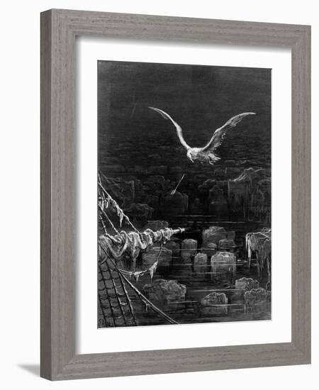 The Albatross Is Shot by the Mariner-Gustave Doré-Framed Giclee Print