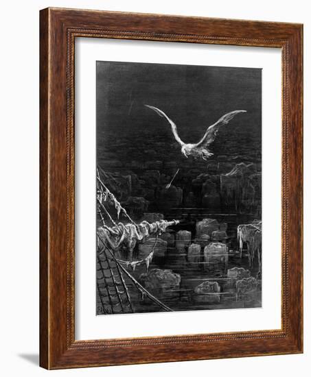 The Albatross Is Shot by the Mariner-Gustave Doré-Framed Giclee Print