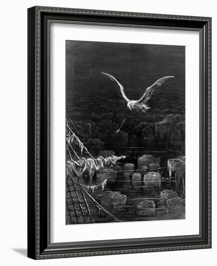 The Albatross Is Shot by the Mariner-Gustave Doré-Framed Giclee Print