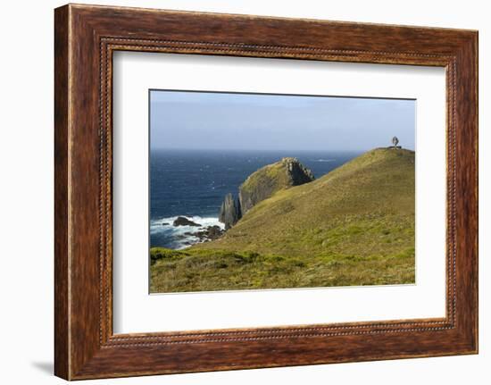 The Albatross Monument at Cape Horn, Isla De Cabo De Hornos, Tierra Del Fuego, Chile, South America-Tony Waltham-Framed Photographic Print