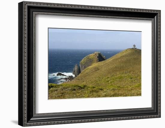 The Albatross Monument at Cape Horn, Isla De Cabo De Hornos, Tierra Del Fuego, Chile, South America-Tony Waltham-Framed Photographic Print