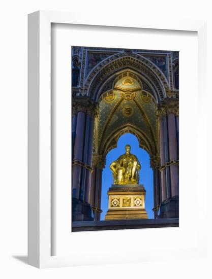 The Albert Memorial in Kensington Gardens at Sundown, London, England, United Kingdom, Europe-Michael Nolan-Framed Photographic Print