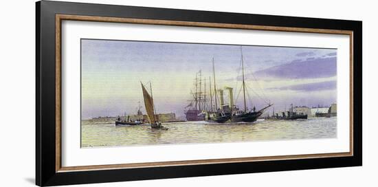 The Alberta Departing Portsmouth-Martyn Mackrill-Framed Collectable Print