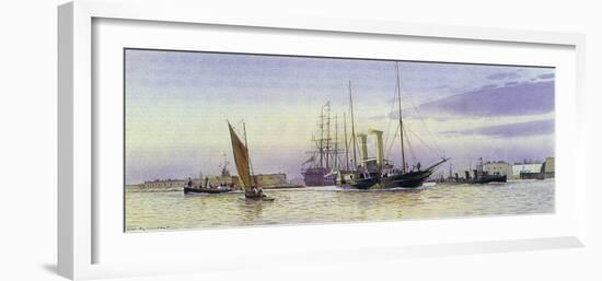 The Alberta Departing Portsmouth-Martyn Mackrill-Framed Collectable Print