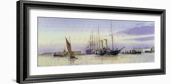 The Alberta Departing Portsmouth-Martyn Mackrill-Framed Collectable Print