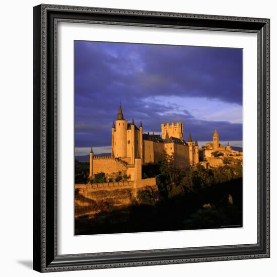 The Alcazar and Cathedral at Sunset, Segovia, Castilla Y Leon, Spain-Ruth Tomlinson-Framed Photographic Print