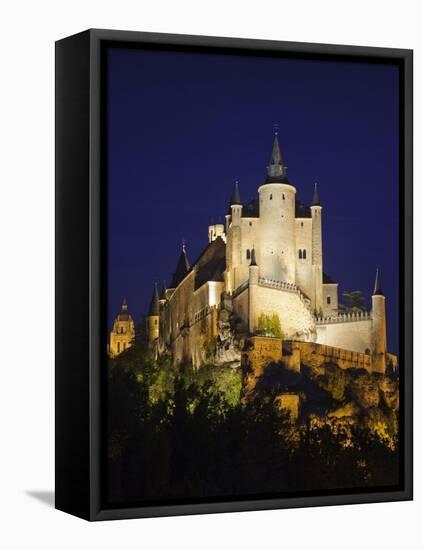 The Alcazar, Segovia, Spain-Walter Bibikow-Framed Premier Image Canvas