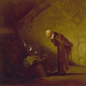 The Pensioner (large) Collectable Print - Carl Spitzweg 