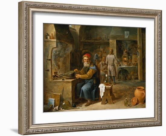 The Alchemist-David Teniers the Younger-Framed Giclee Print