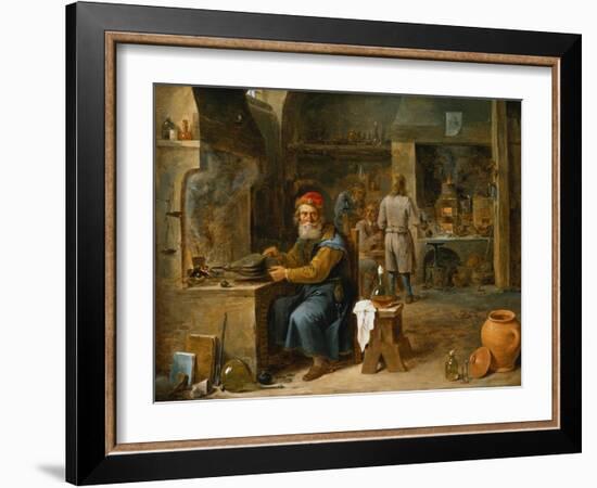 The Alchemist-David Teniers the Younger-Framed Giclee Print