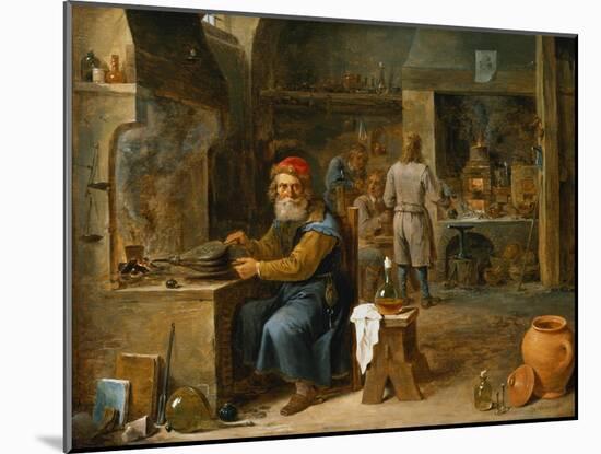 The Alchemist-David Teniers the Younger-Mounted Giclee Print