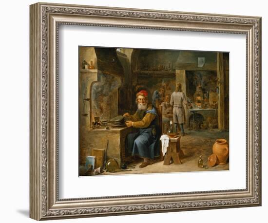 The Alchemist-David Teniers the Younger-Framed Giclee Print