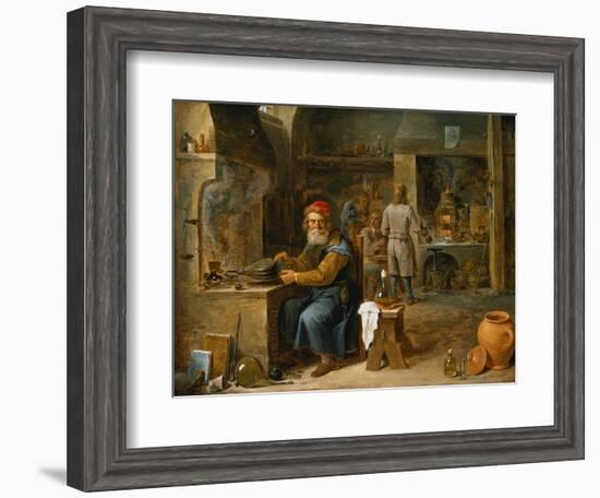 The Alchemist-David Teniers the Younger-Framed Giclee Print