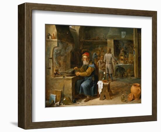 The Alchemist-David Teniers the Younger-Framed Giclee Print