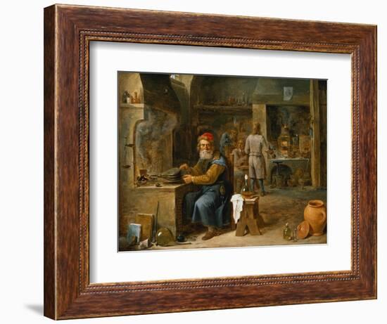 The Alchemist-David Teniers the Younger-Framed Giclee Print
