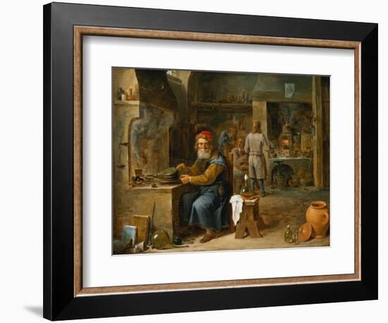 The Alchemist-David Teniers the Younger-Framed Giclee Print