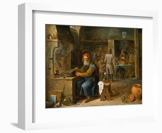 The Alchemist-David Teniers the Younger-Framed Giclee Print