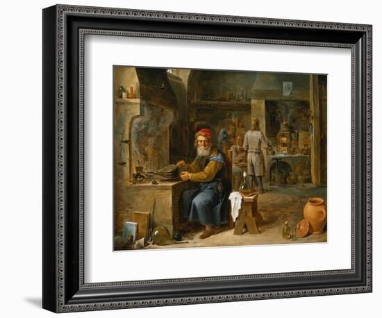 The Alchemist-David Teniers the Younger-Framed Giclee Print