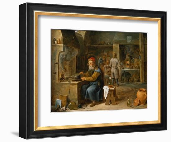 The Alchemist-David Teniers the Younger-Framed Giclee Print